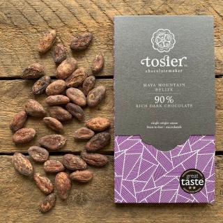 Tosier | 90% tmavá čokoláda - Fairtrade Belize - 60 g
