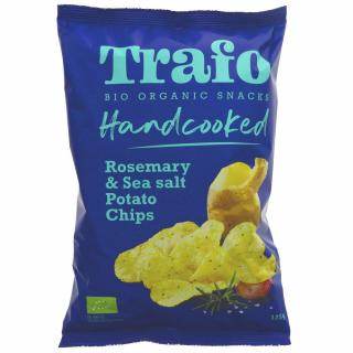 TRAFO | Bio Kotlíkové brambůrky s rozmarýnem a himalájskou solí Obsah: 125 g