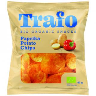TRAFO | Bio Paprikové brambůrky Obsah: 40 g