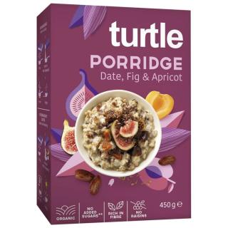 Turtle | Bio Ovesná kaše - Datle, Fíky a Meruňky - 450 g