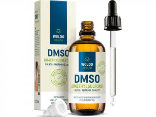 WoldoHealth | DMSO (Dimethylsulfoxid) – farmaceutická kvalita 99,9 % Objem: 100 ml