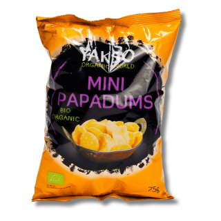 YAKSO | Bio Indické mini papadumy
