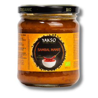 YAKSO | Bio Indonéská sladko-pikantní chilli pasta - Sambal Manis