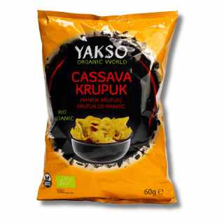 YAKSO | Bio Indonéské krekry (krupuk) z maniokové mouky