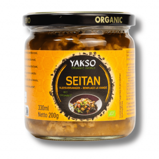 YAKSO | Bio Marinovaný seitan v tamari nálevu Obsah: 330 ml