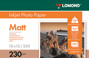 Fotopapír Lomond, matný, 230 g/m2, 10x15, 250 listů
