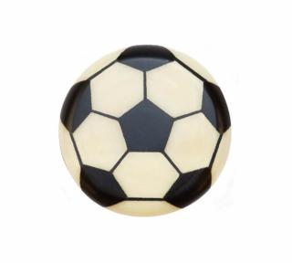 Čokoládová dekorace kulatá s potiskem fotbalového míče