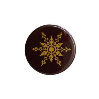 Čokoládové kolečko s vločkou (1kus průměr 2,5 cm)