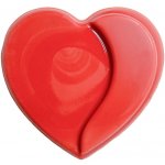Čokoládové srdce Hearts v.3,4cm (červené) (1kus)