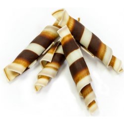 Čokoládové tyčinky Rolls Twister Marble 5-5,5cm (hořko-mléčno-bílé) (50g)