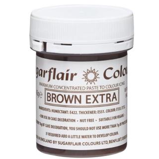 Extra barva Sugarflair (42 g) Extra sytá hnědá