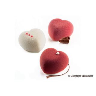 Forma silikon bílá: SRDCE AMORINI 8x100ml 6,3x6,5cm v.3,9cm