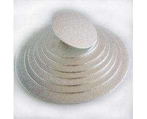 FunCakes kulatá podložka pod dort stříbrná 17,5cm/4mm (1 kus)