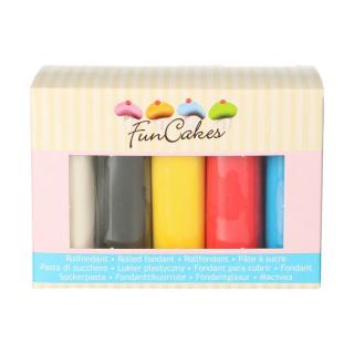 FunCakes potahový fondán mix barev 5x100g