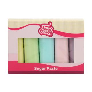 FunCakes potahový fondán mix barev 5x100g