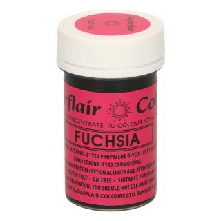 Gelová barva Sugarflair (25 g) - Fuchsia