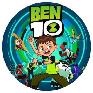 Jedlý papír - Ben 10 (průměr 21cm)