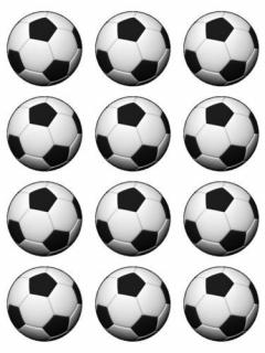 jedlý papír - fotbal (Velikost A4)