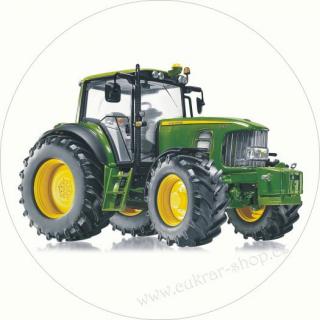 jedlý papír - Traktor (průměr 21 cm)