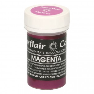 Pastelová gelová barva Sugarflair (25 g) Magenta