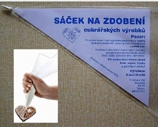 sáček na zdobení perníčků 1kus