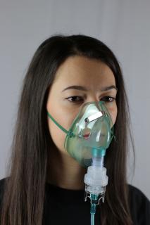 Dýchací kyslíková maska s NEBULIZÁTOREM - DĚTSKÁ