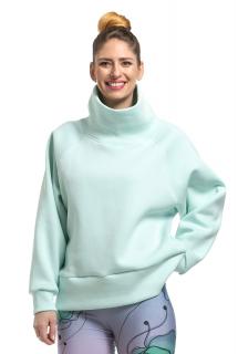Dámská mikina FLUFFY mintová Velikost: Unisize