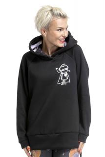 Dámská mikina MALÝ PRINC JE LÁSKA černá Velikost: L/XL