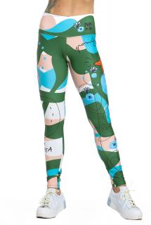Dámské legíny LIŠKA A KYSLÍK + Legíny velikost: XL/XXL