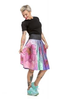 Midi sukně WOMAN kolová Velikost: S/M