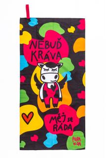 Rychleschnoucí ručník NEBUĎ KRÁVA