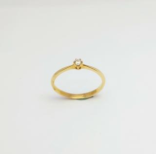 Zlatý prsten 1,05g 585/1000