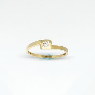 Zlatý prsten 1,07g 585/1000