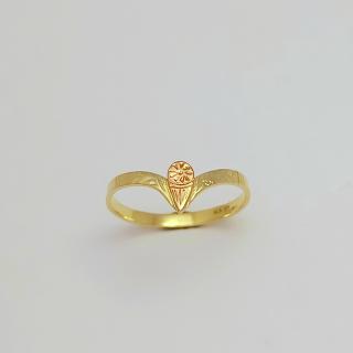 Zlatý prsten 1,10g 585/1000