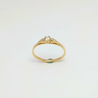 Zlatý prsten 1,15g 585/1000