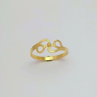 Zlatý prsten 1,54g 585/1000