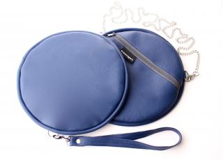 Extravagart.circlebag jednobarevná kabelka BARVA: blue