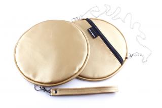Extravagart.circlebag jednobarevná kabelka BARVA: gold