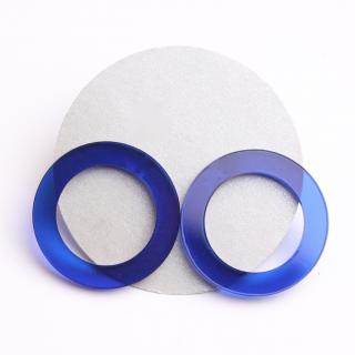 Extravagart.colorcircles - 3 cm Barva: dark blue transparent