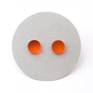 Extravagart.colordots - 1 cm Barva: orange transparent