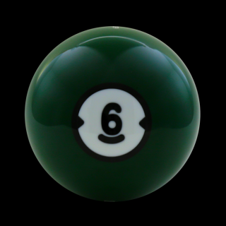 Bowlingová koule ve stylu kulečníkové koule - 6 lbs. - vrtané (BOWL BALL, BILL #6 XS    )