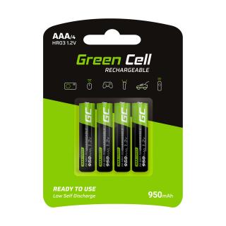4ks nabíjecích baterií AAA 1.2V 950mAh HR03