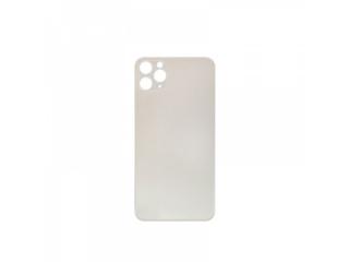 Back Cover Glass + Big Camera Hole pro Apple iPhone 11 Pro Max (Silver) 