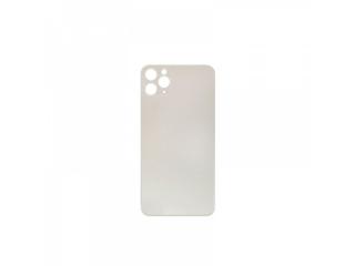 Back Cover Glass + Big Camera Hole pro Apple iPhone 11 Pro (Silver)