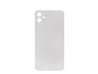 Back Cover Glass + Big Camera Hole pro Apple iPhone 11 (White)