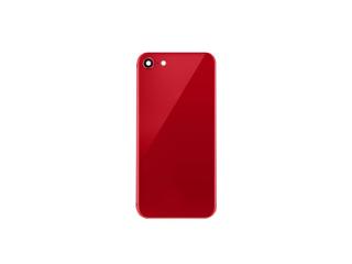 Back Cover Glass + Camera Cover pro Apple iPhone 8 Red