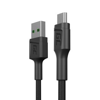 Kabel USB-A - Micro USB 30cm, rychlé nabíjení Ultra Charge, QC 3.0