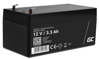 Olověná baterie 12V AGM, kapacita: 3.3Ah, 3.4Ah Kapacita: 3.3Ah