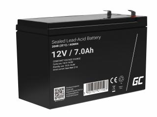 Olověná baterie 12V AGM, kapacita: 7Ah, 7.2Ah, 8Ah, 8.5Ah, 9Ah, 10Ah Kapacita: 10Ah