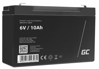 Olověná baterie 6V AGM, kapacita: 10Ah, 12Ah, 14Ah, 15Ah Kapacita: 10Ah